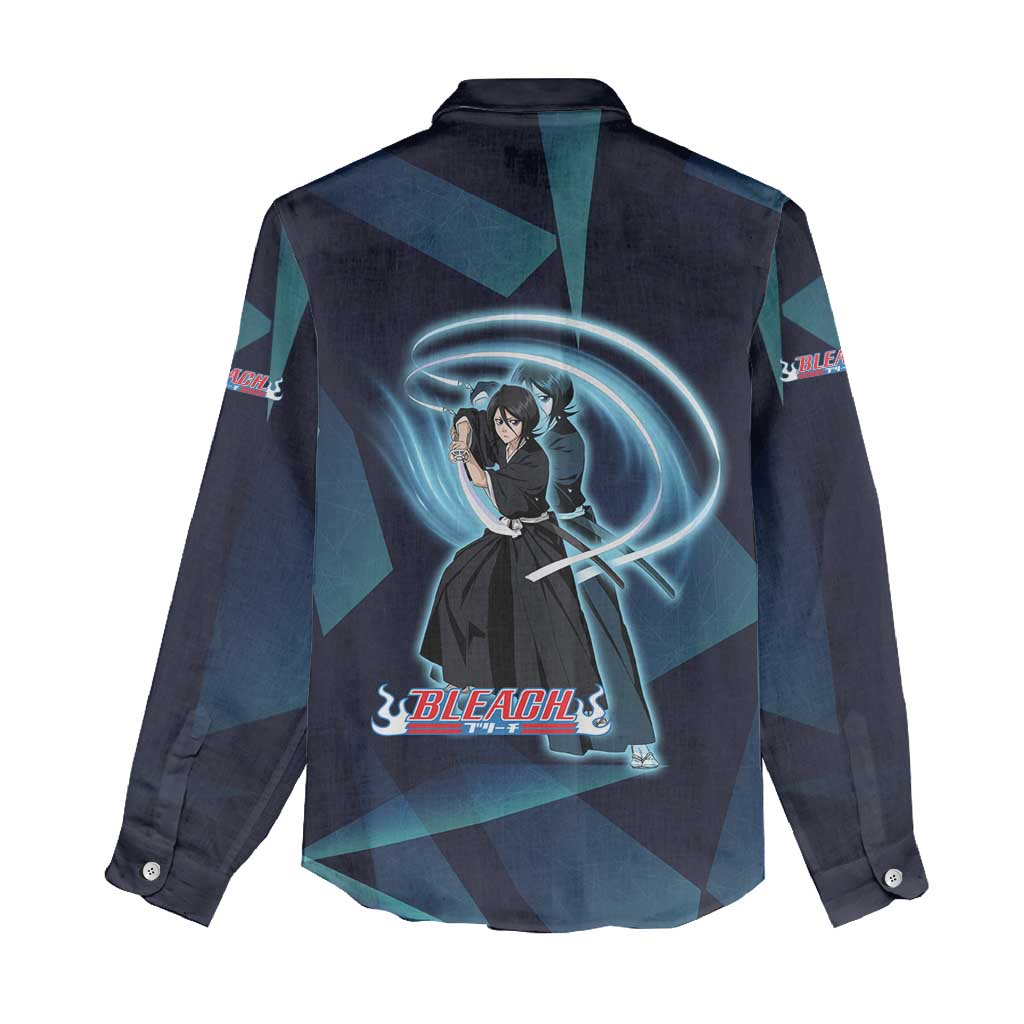 Kuchiki Rukia Bleach Women Casual Shirt Frost Aura Anime Energy Style