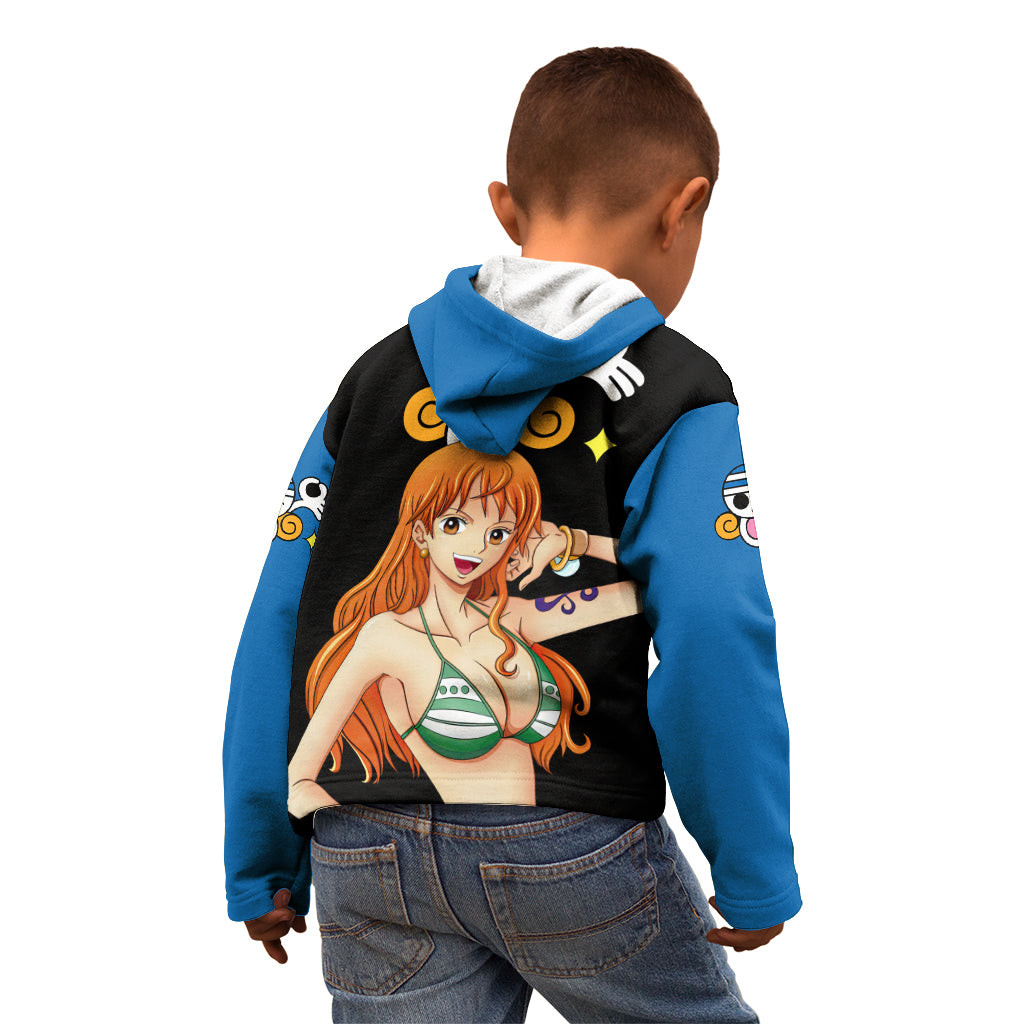 Nami - Cat Burglar Anime Kid Hoodie