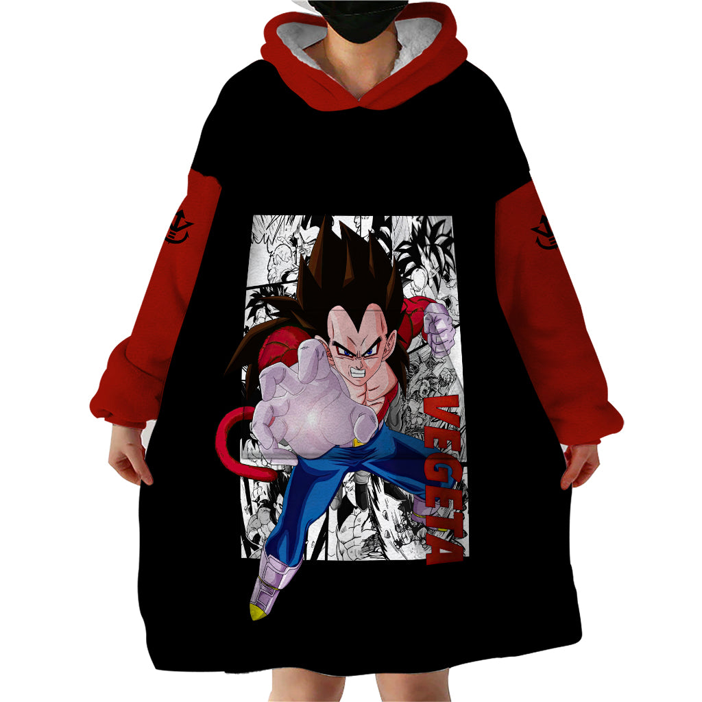 Vegeta Super Saiyan 4  Anime - Manga Wearable Blanket Hoodie
