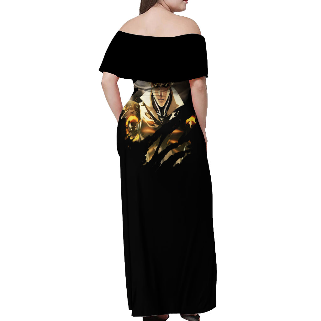 Genos - One Puch Man Off Shoulder Maxi Dress