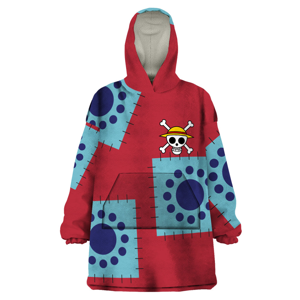 Luffy Wano Arc Wearable Blanket Hoodie