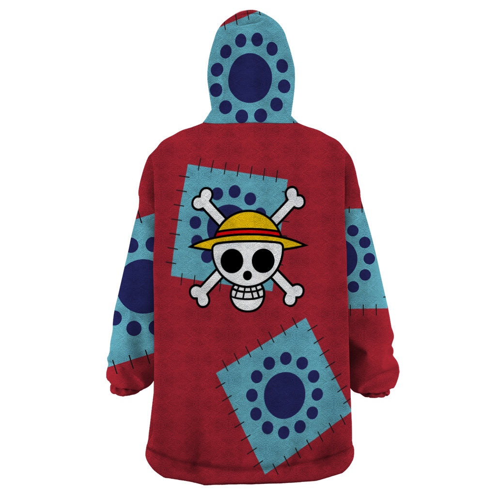 Luffy Wano Arc Wearable Blanket Hoodie