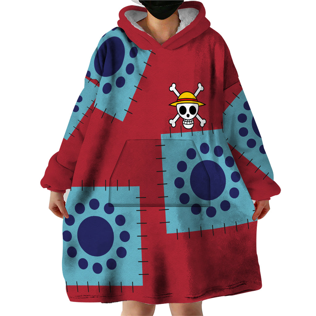 Luffy Wano Arc Wearable Blanket Hoodie