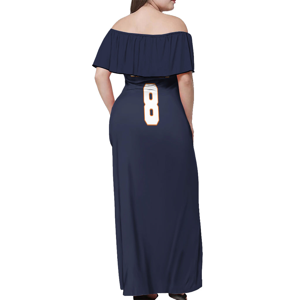 Karasuno Kiyoko Shimizu Off Shoulder Maxi Dress
