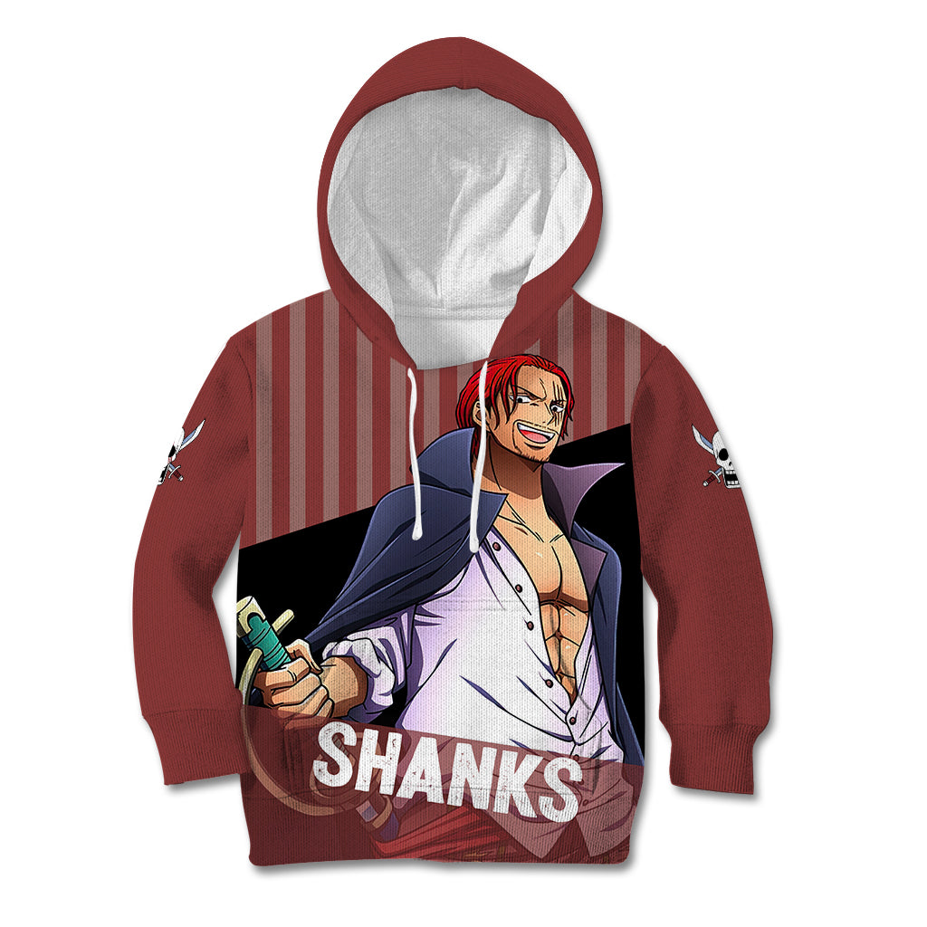 Shanks Red-Haired - Yonko One Piece Kid Hoodie
