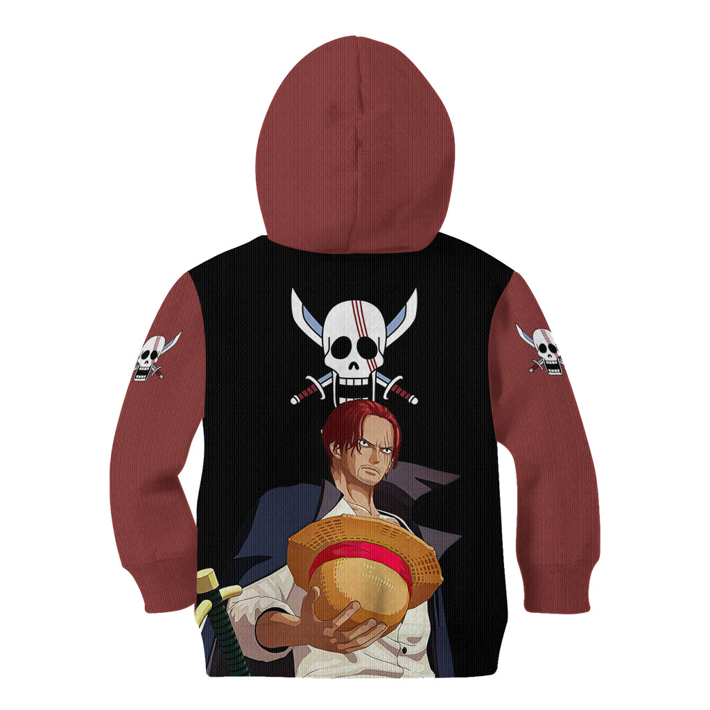 Shanks Red-Haired - Yonko One Piece Kid Hoodie