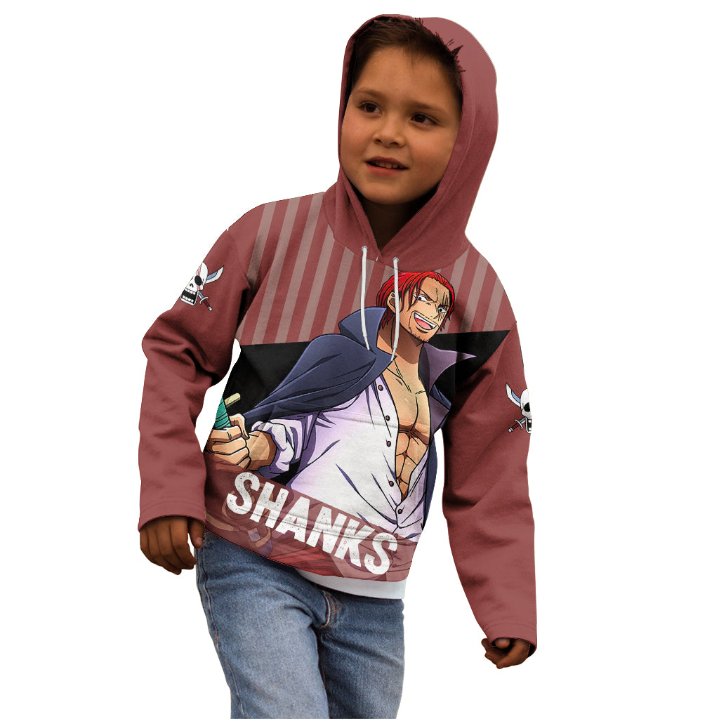 Shanks Red-Haired - Yonko One Piece Kid Hoodie