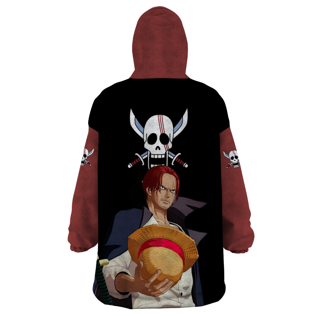 Shanks Red-Haired - Yonko One Piece Wearable Blanket Hoodie
