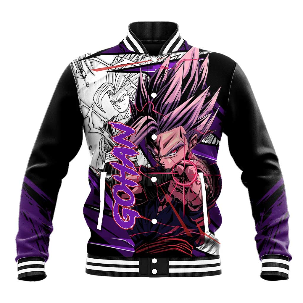 Gohan SSJ2 - Dragon Ball Baseball Jacket Anime Mix Manga Style