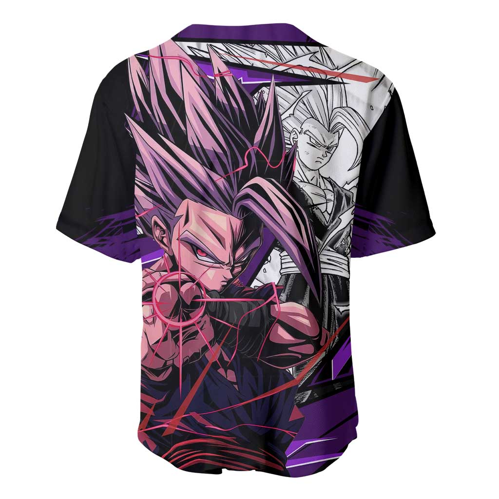 Gohan SSJ2 - Dragon Ball Baseball Jersey Anime Mix Manga Style