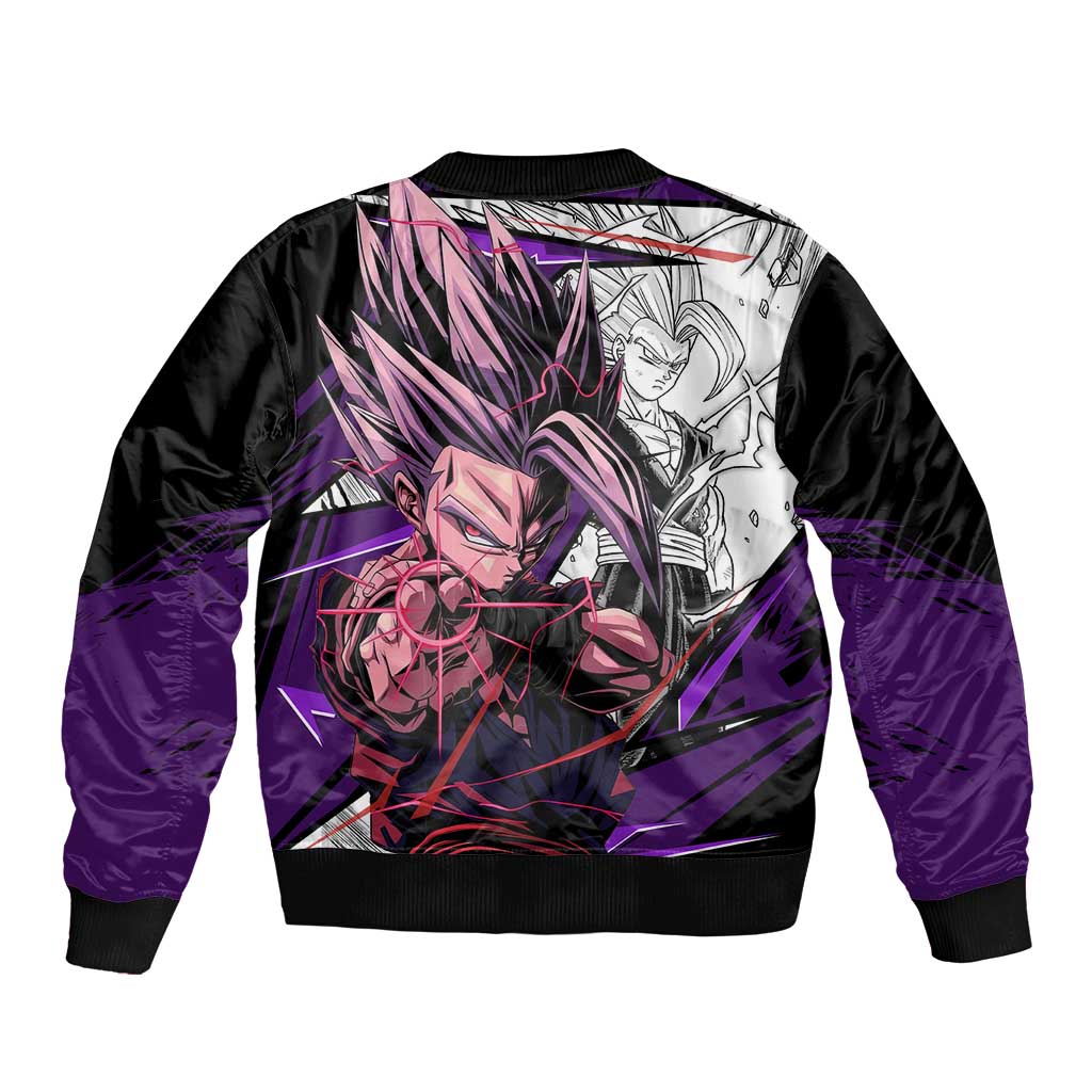 Gohan SSJ2 - Dragon Ball Bomber Jacket Anime Mix Manga Style