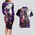 Gohan SSJ2 - Dragon Ball Couples Matching Long Sleeve Bodycon Dress and Hawaiian Shirt Anime Mix Manga Style
