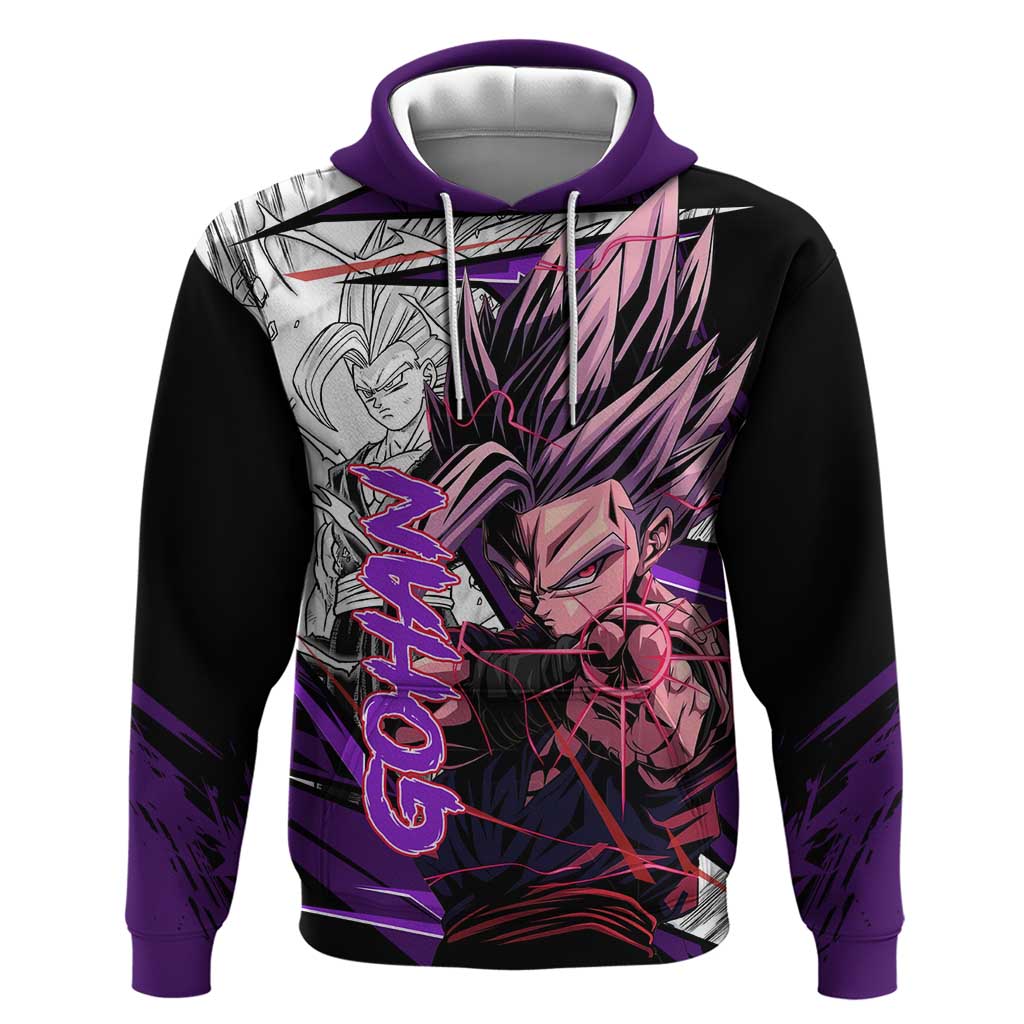 Gohan SSJ2 - Dragon Ball Hoodie Anime Mix Manga Style