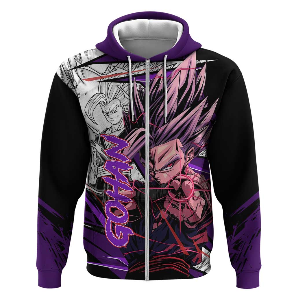 Gohan SSJ2 - Dragon Ball Hoodie Anime Mix Manga Style