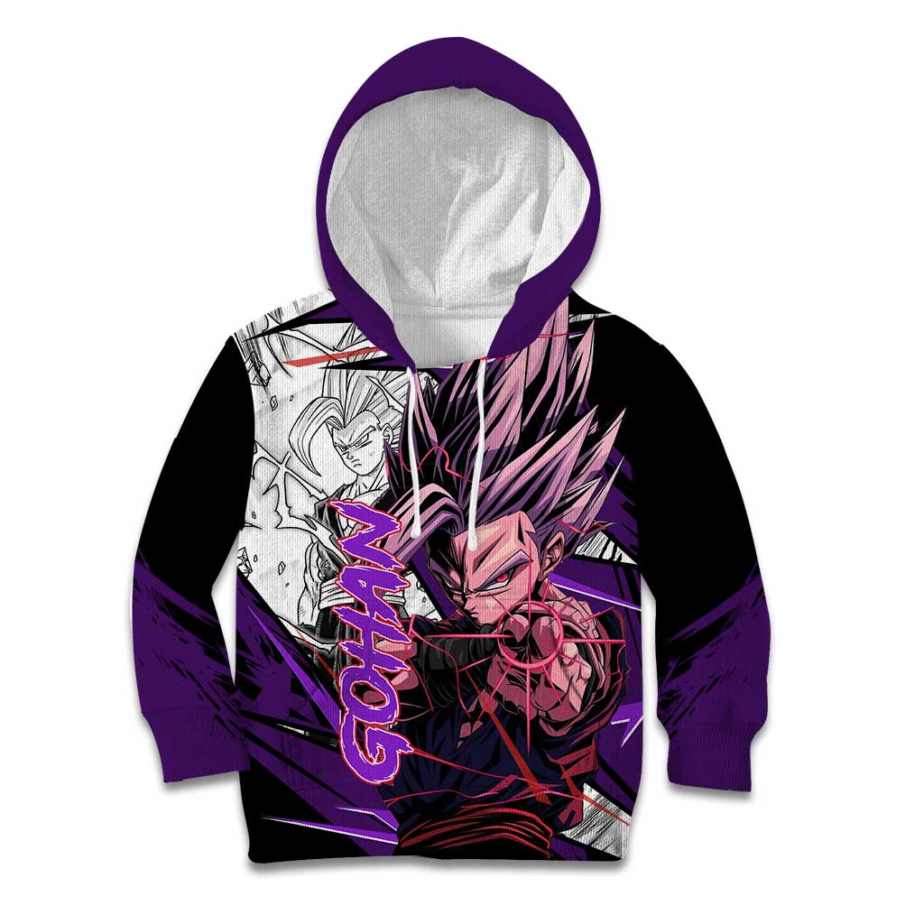 Gohan SSJ2 - Dragon Ball Kid Hoodie Anime Mix Manga Style