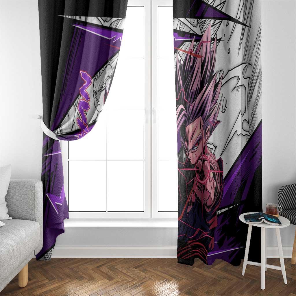 Gohan SSJ2 - Dragon Ball Window Curtain Anime Mix Manga Style