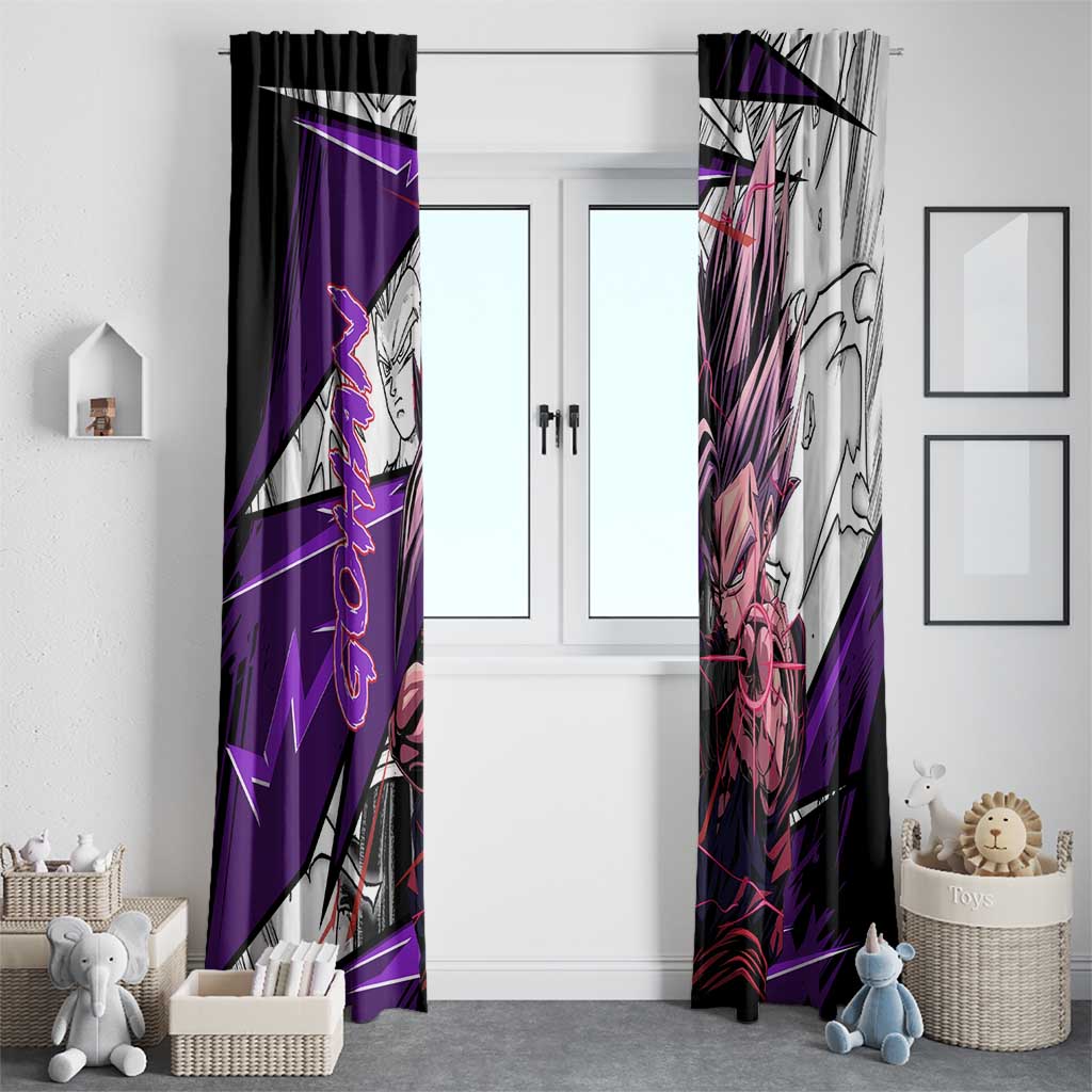Gohan SSJ2 - Dragon Ball Window Curtain Anime Mix Manga Style