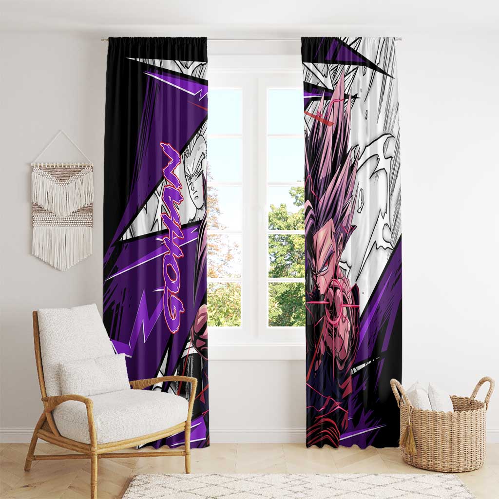 Gohan SSJ2 - Dragon Ball Window Curtain Anime Mix Manga Style