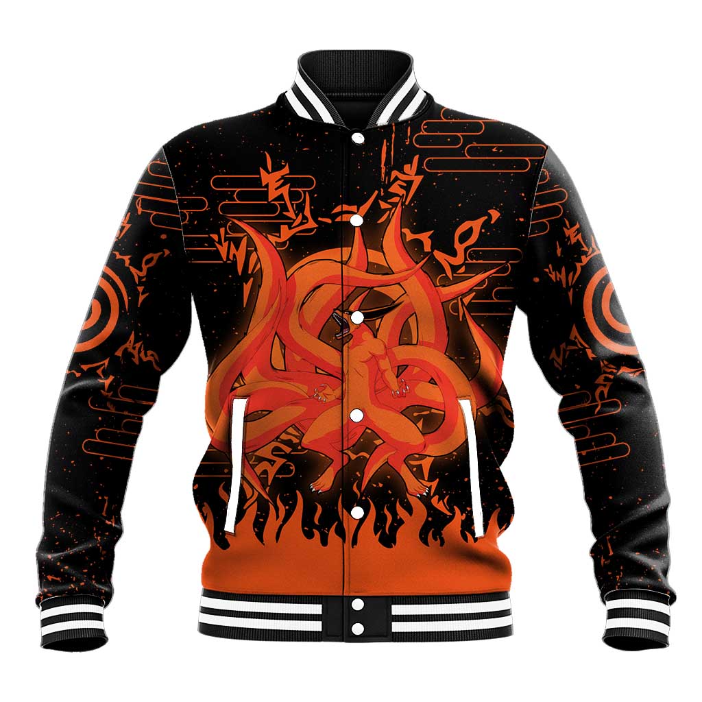 Nine Tailed Beasts Kurama - Naruto Baseball Jacket Anime Style