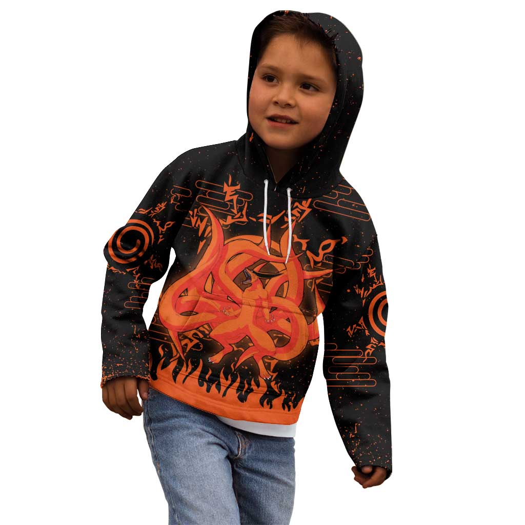 Nine Tailed Beasts Kurama - Naruto Kid Hoodie Anime Style
