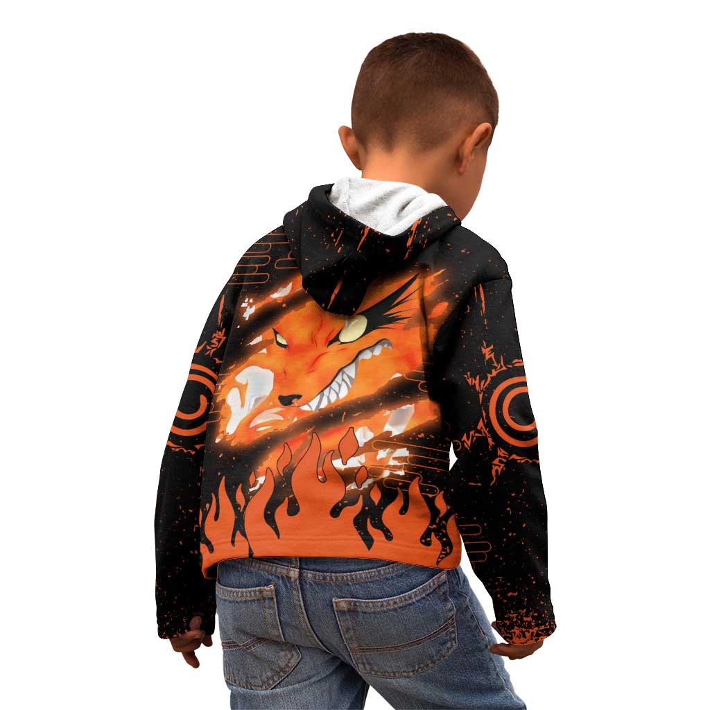 Nine Tailed Beasts Kurama - Naruto Kid Hoodie Anime Style
