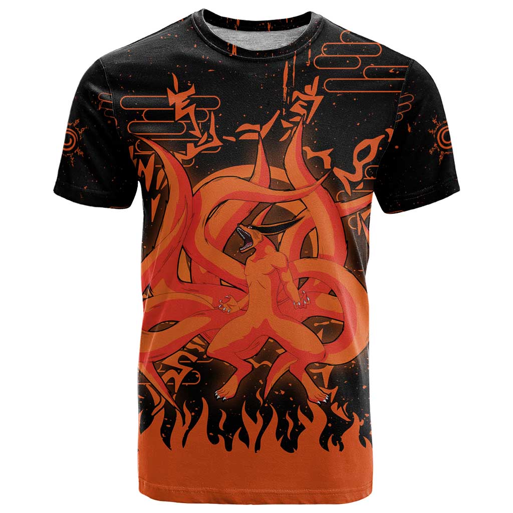Nine Tailed Beasts Kurama - Naruto T Shirt Anime Style