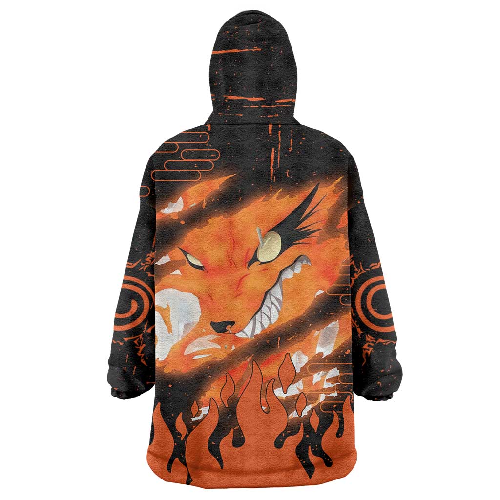 Nine Tailed Beasts Kurama - Naruto Wearable Blanket Hoodie Anime Style