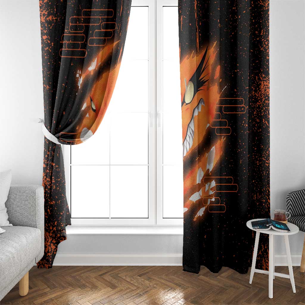 Nine Tailed Beasts Kurama - Naruto Window Curtain Anime Style