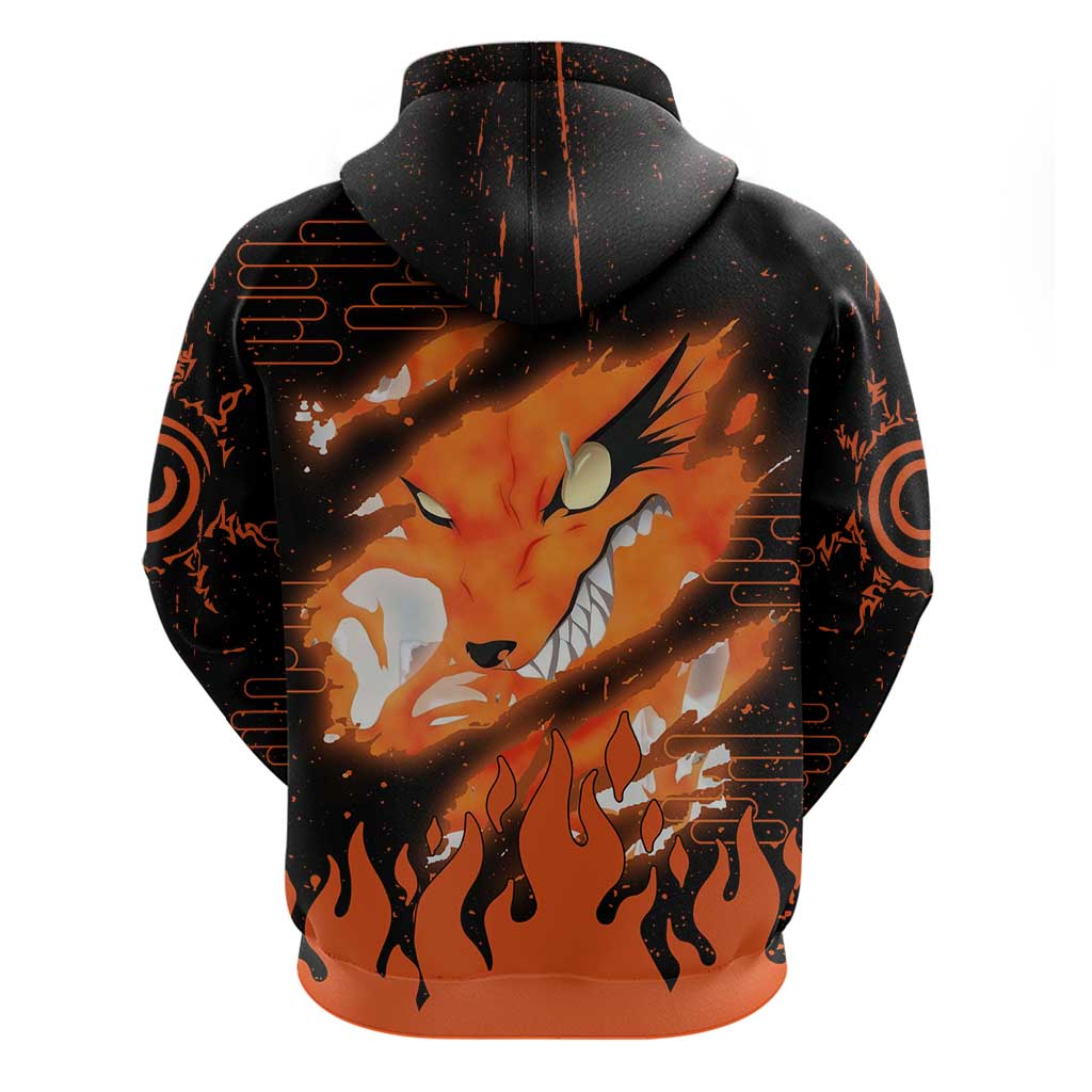 Nine Tailed Beasts Kurama - Naruto Zip Hoodie Anime Style