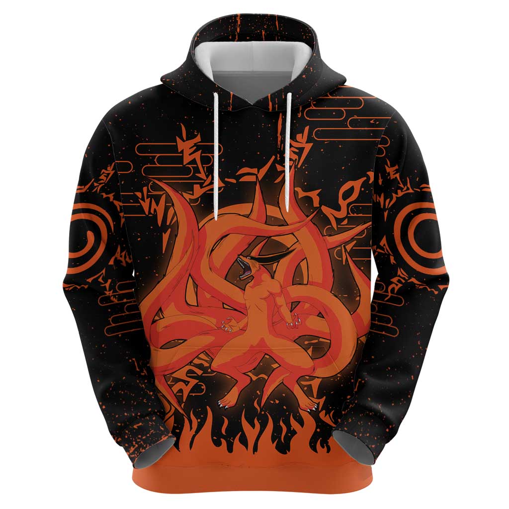 Nine Tailed Beasts Kurama - Naruto Zip Hoodie Anime Style