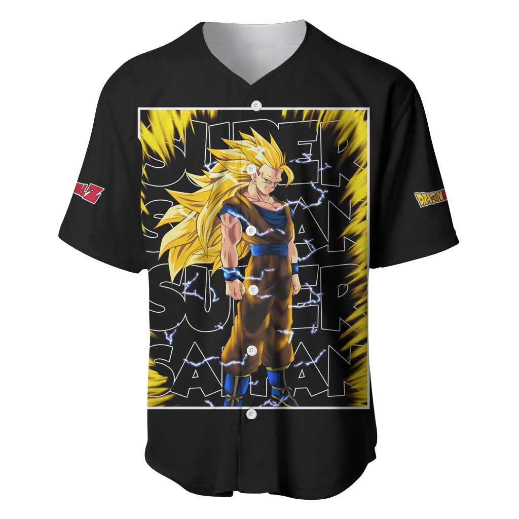 Kakarot Goku SSJ - Dragon Ball Baseball Jersey Anime Style