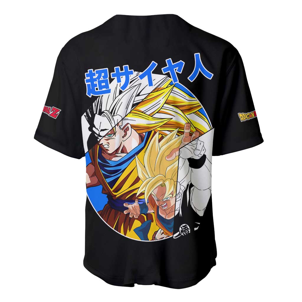 Kakarot Goku SSJ - Dragon Ball Baseball Jersey Anime Style