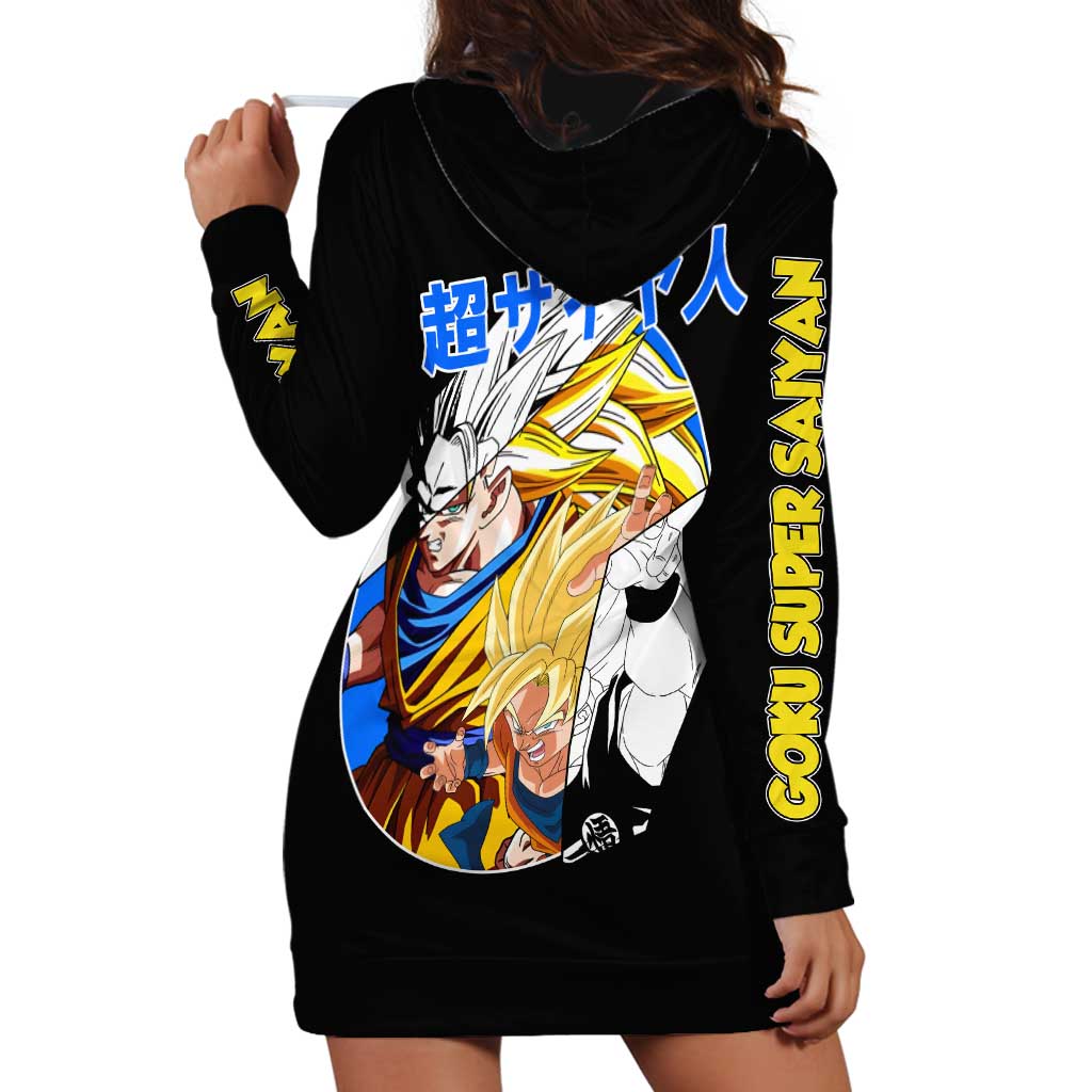 Kakarot Goku SSJ - Dragon Ball Hoodie Dress Anime Style