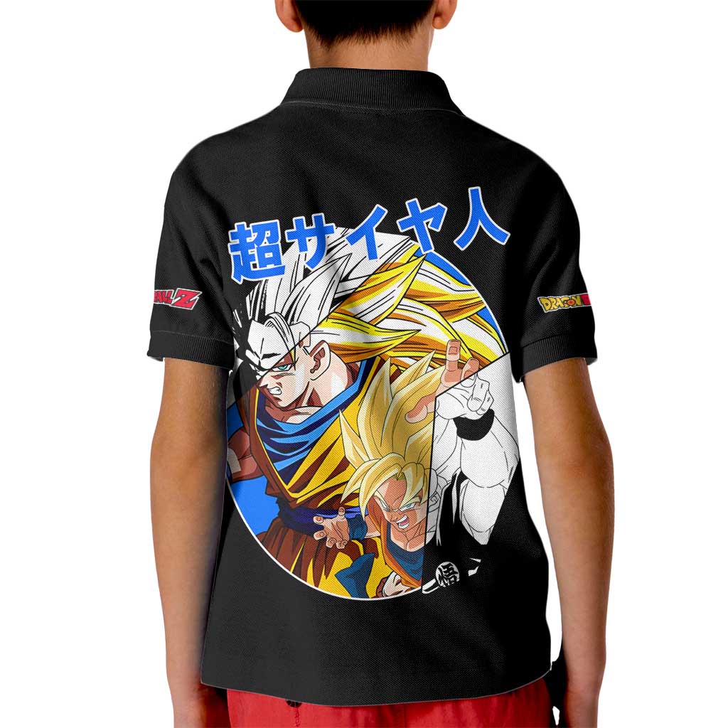 Kakarot Goku SSJ - Dragon Ball Kid Polo Shirt Anime Style