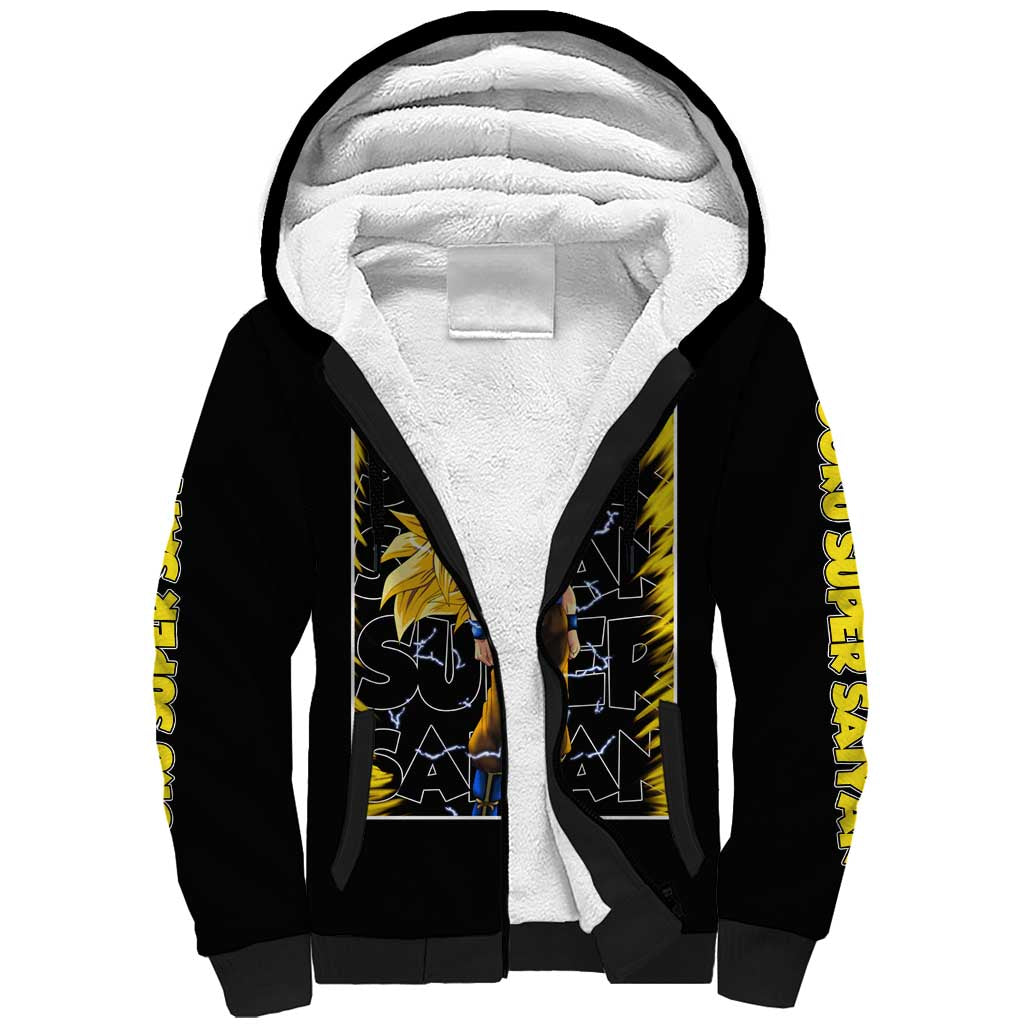 Kakarot Goku SSJ - Dragon Ball Sherpa Hoodie Anime Style