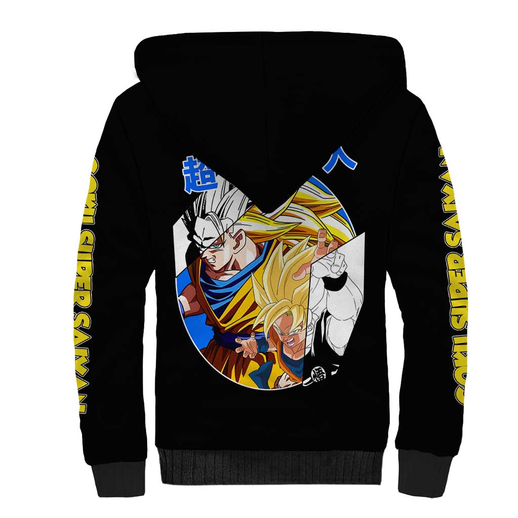 Kakarot Goku SSJ - Dragon Ball Sherpa Hoodie Anime Style