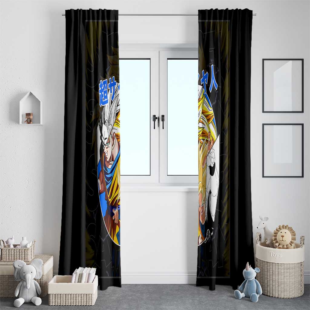 Kakarot Goku SSJ - Dragon Ball Window Curtain Anime Style