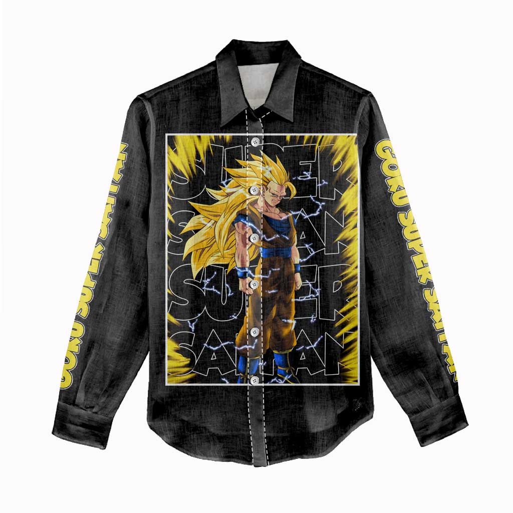 Kakarot Goku SSJ - Dragon Ball Women Casual Shirt Anime Style
