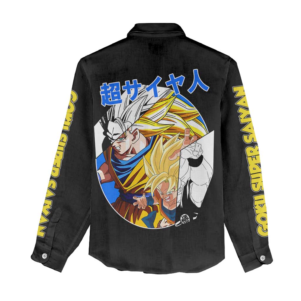 Kakarot Goku SSJ - Dragon Ball Women Casual Shirt Anime Style