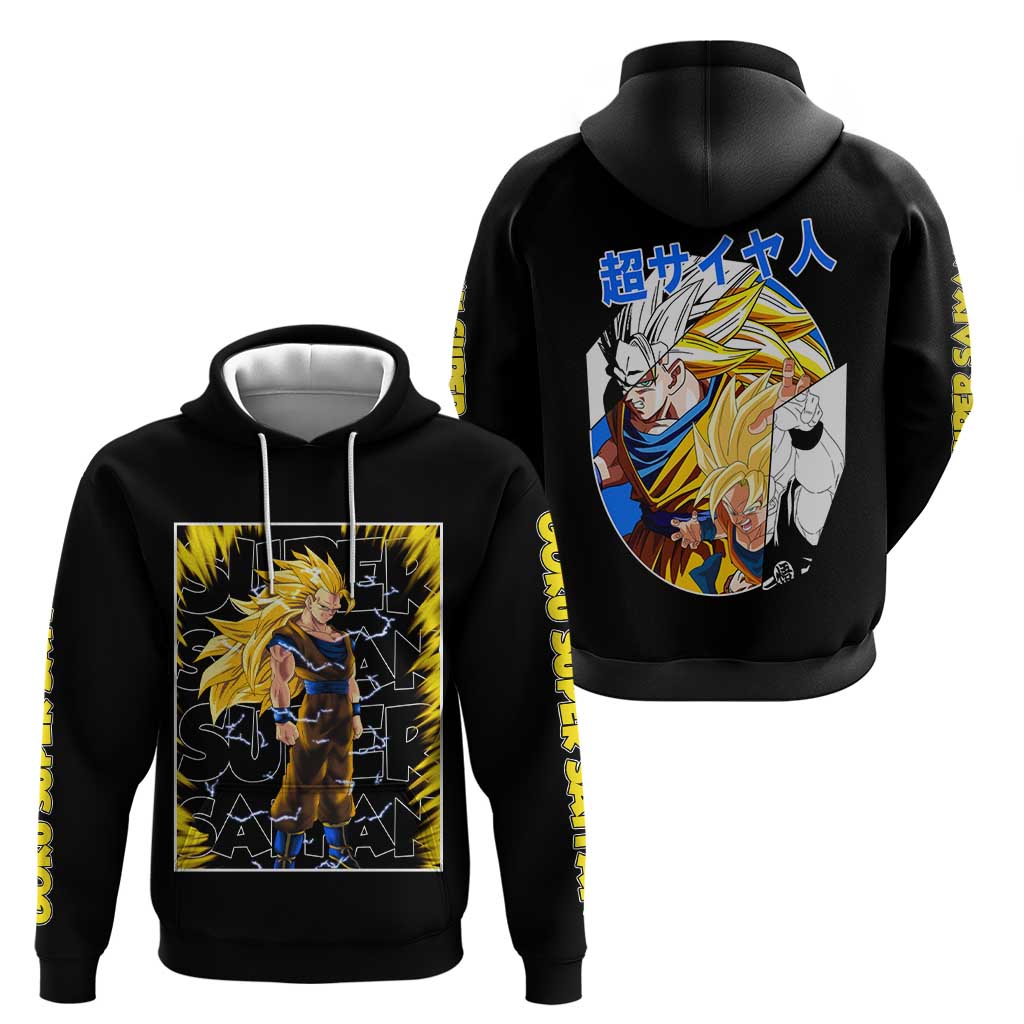 Kakarot Goku SSJ - Dragon Ball Zip Hoodie Anime Style