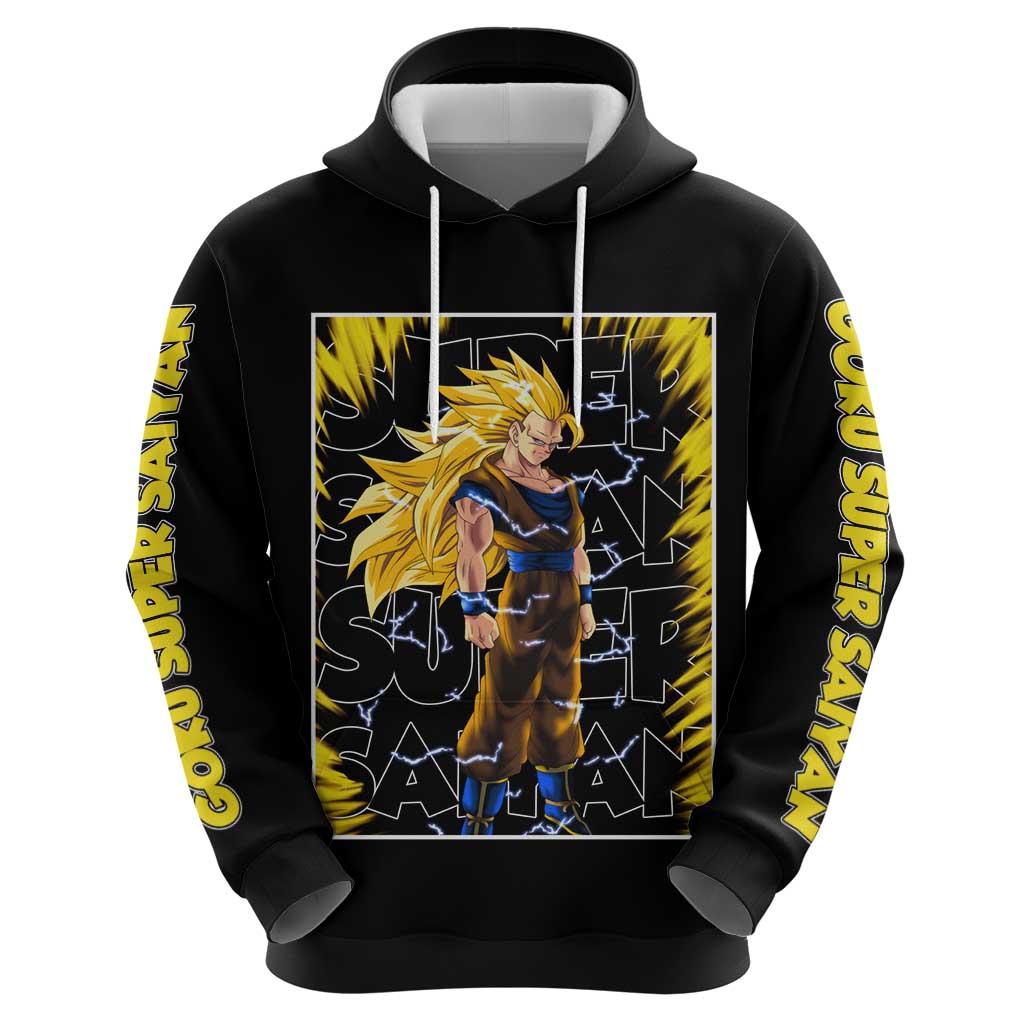 Kakarot Goku SSJ - Dragon Ball Zip Hoodie Anime Style