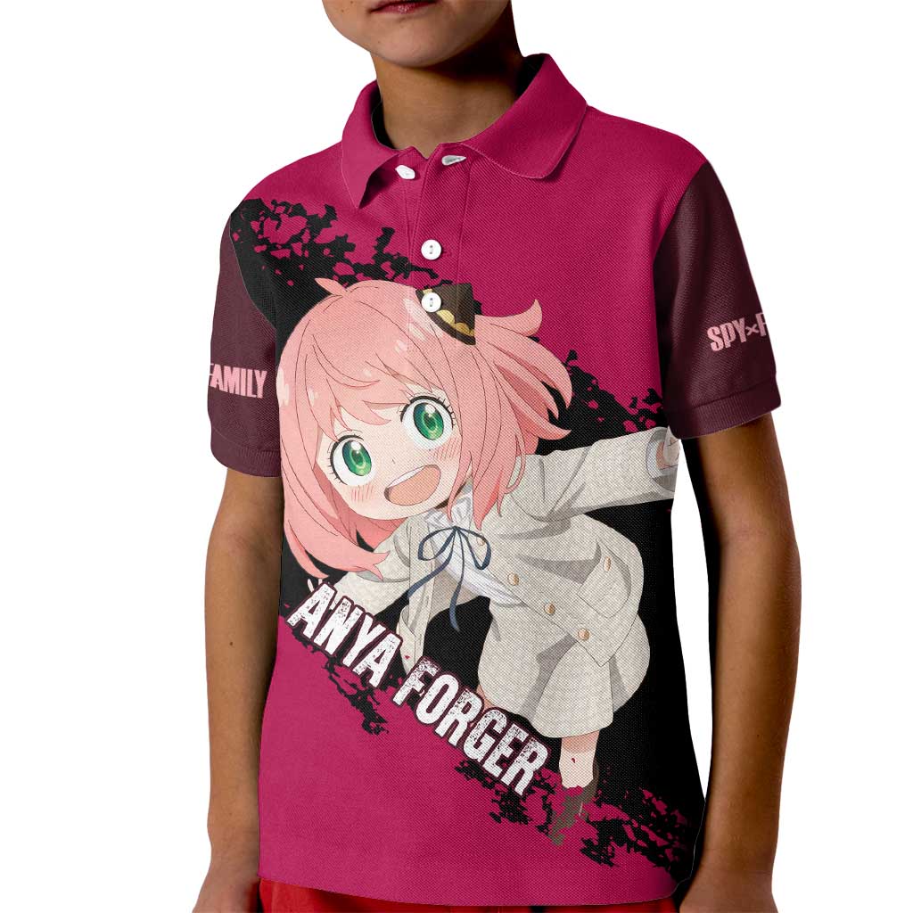 Anya - Spy X Family Kid Polo Shirt Anime Style