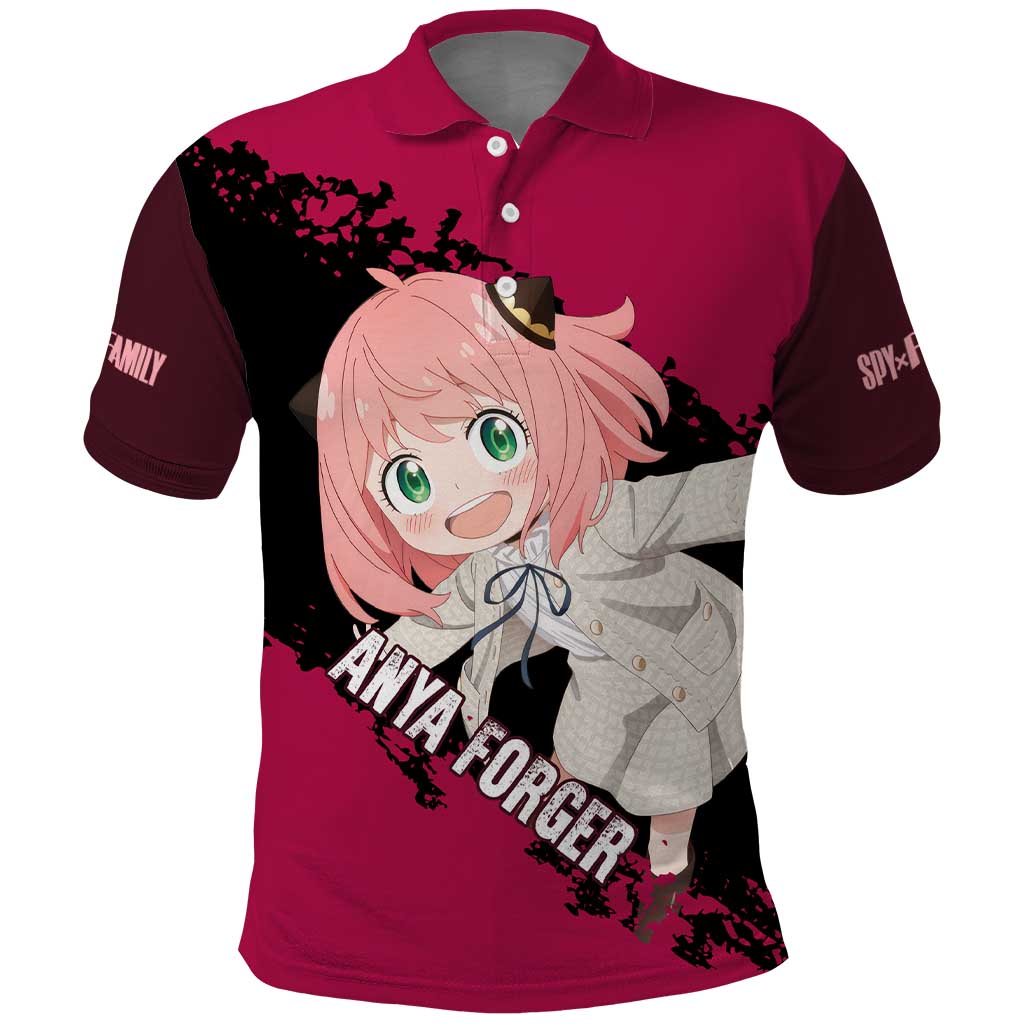 Anya - Spy X Family Polo Shirt Anime Style