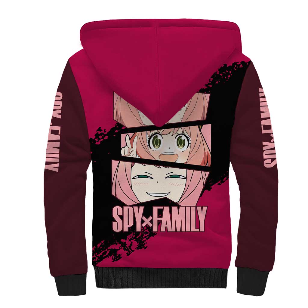 Anya - Spy X Family Sherpa Hoodie Anime Style