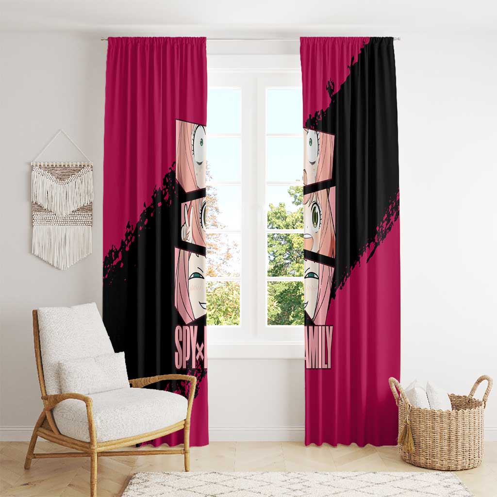 Anya - Spy X Family Window Curtain Anime Style