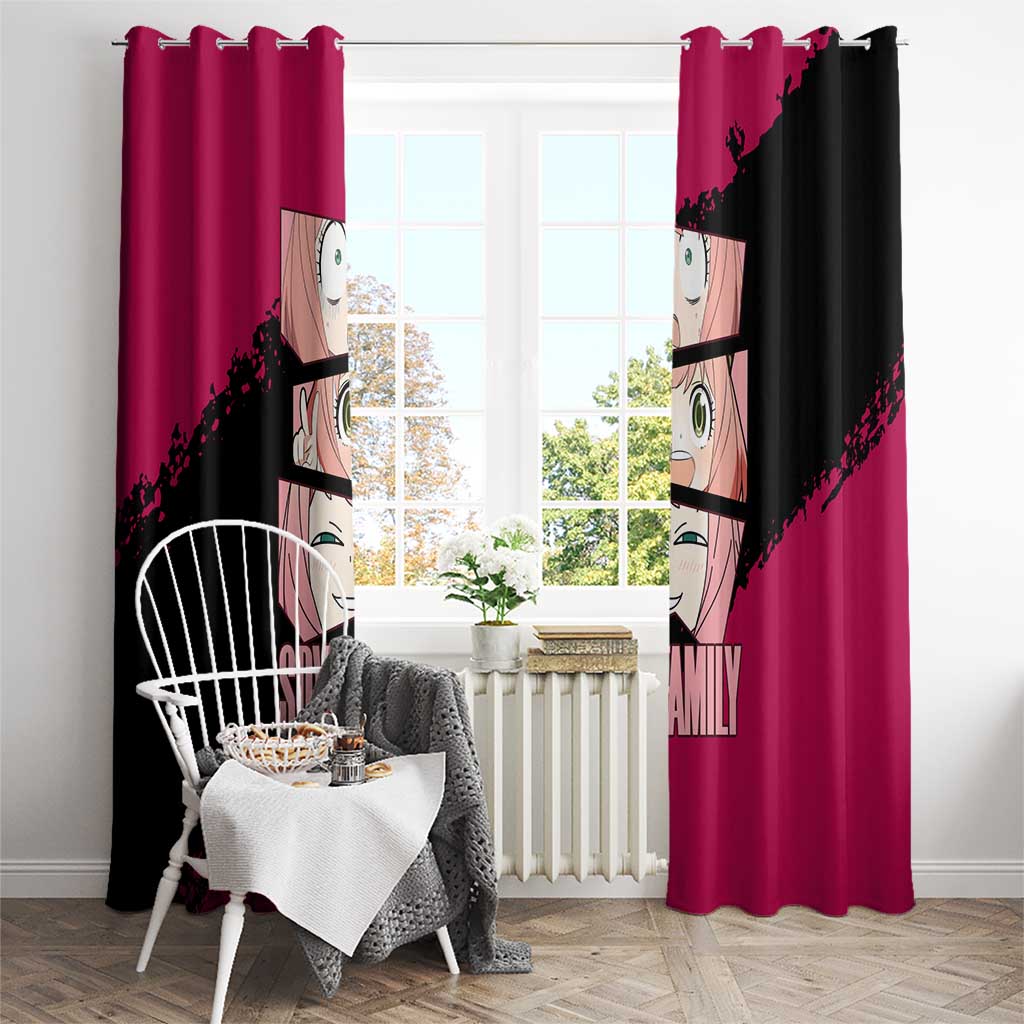 Anya - Spy X Family Window Curtain Anime Style