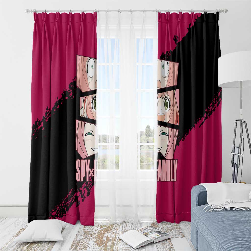 Anya - Spy X Family Window Curtain Anime Style