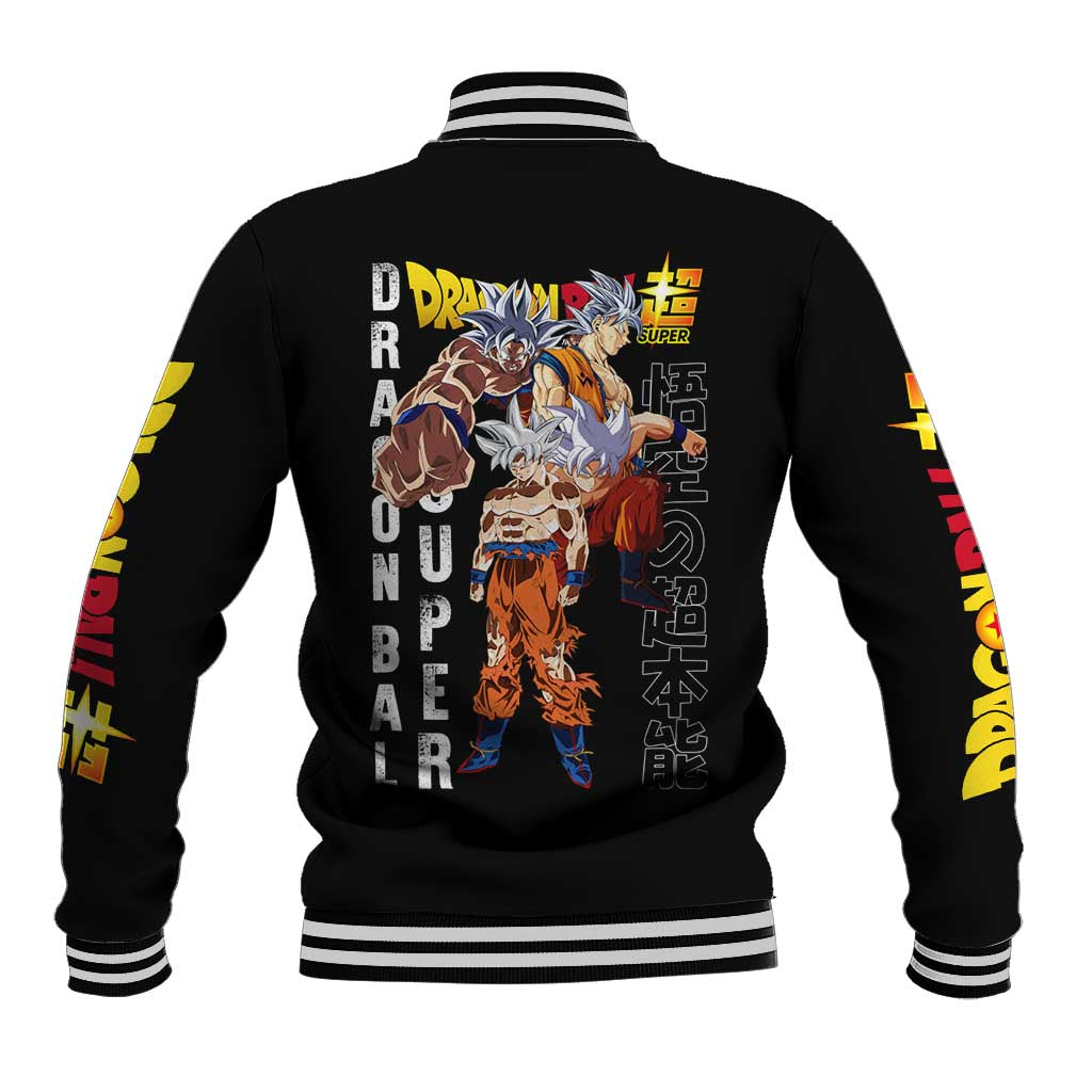 Goku Ultra Instinct - Dragon Ball Baseball Jacket Anime Style