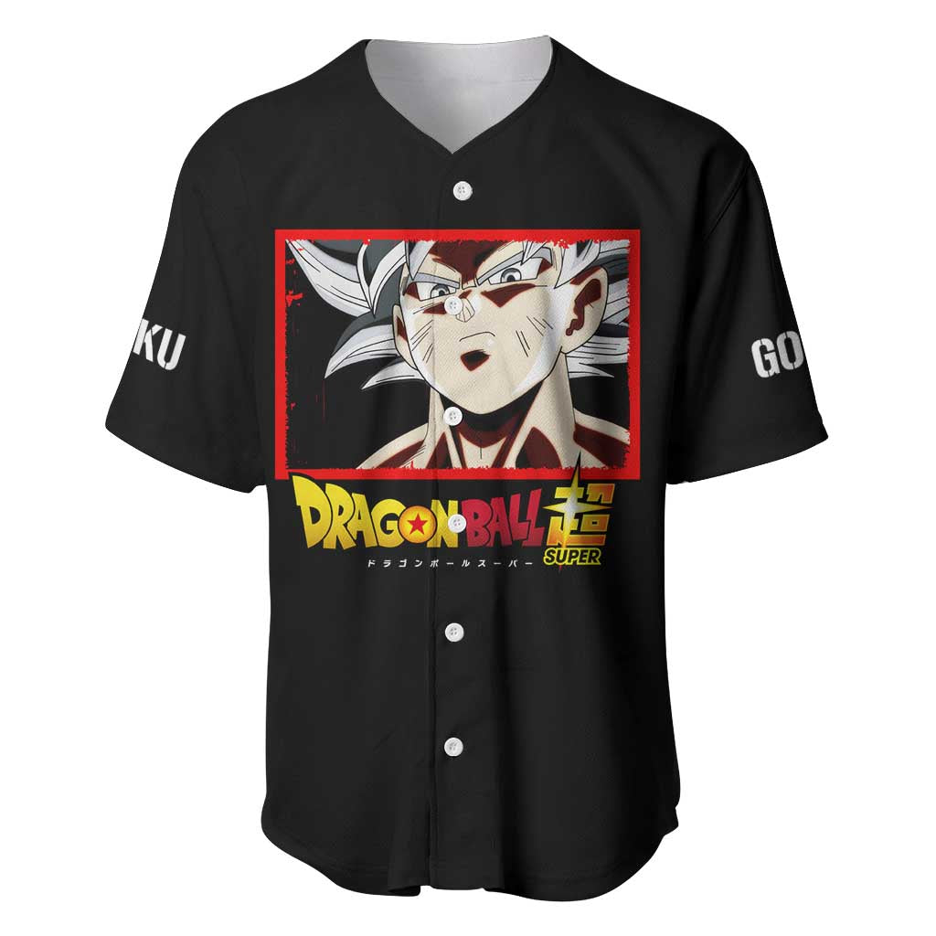 Goku Ultra Instinct - Dragon Ball Baseball Jersey Anime Style