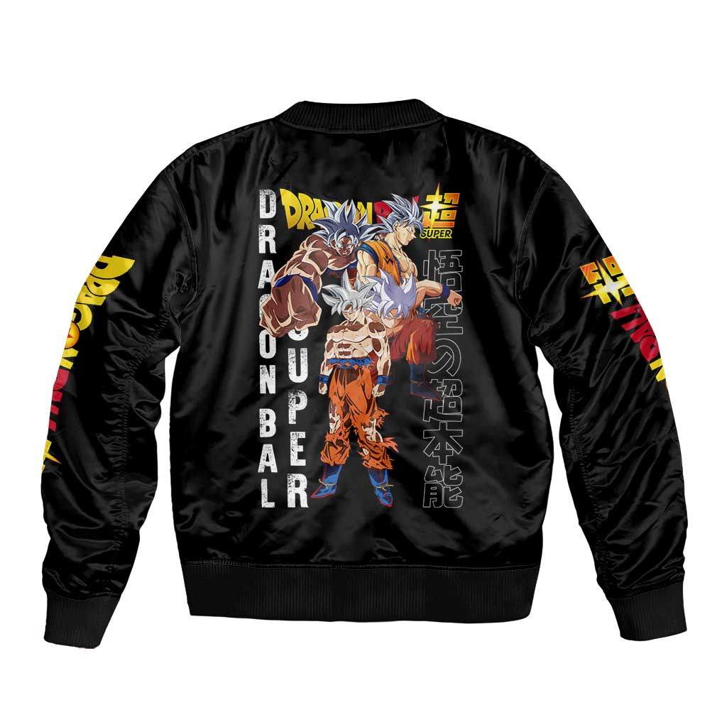 Goku Ultra Instinct - Dragon Ball Bomber Jacket Anime Style